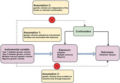 Unraveling the link: exploring the causal relationship between diabetes, multiple sclerosis, migraine, and Alzheimer’s disease through Mendelian randomization